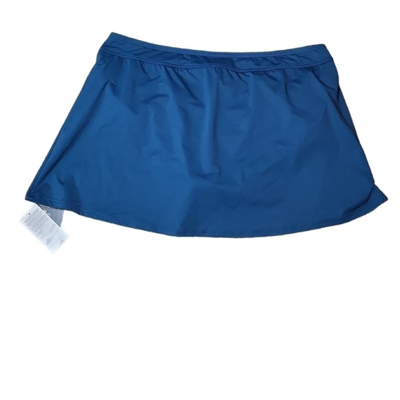 Lands' End Tummy Control Swim Skirt Classic Cobalt - Picture 2 of 4